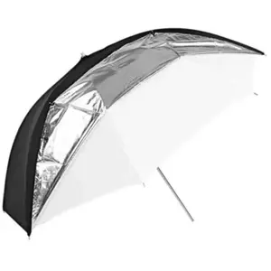 Comparateur de prix : Parapluie photo avec double usage Godox UB-006 101cm Noir et Argent