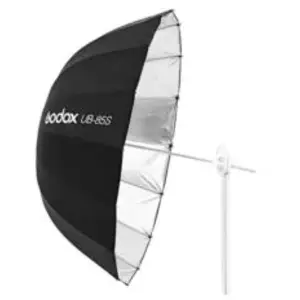 Godox UB-85S - Parapluie de studio parabolique réfléchissant argenté 85 cm