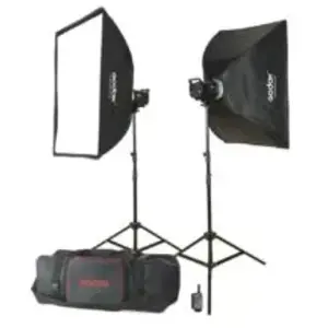 Comparateur de prix : Kit flash de studio Godox MS200-F (2x MS200 & accessoires)