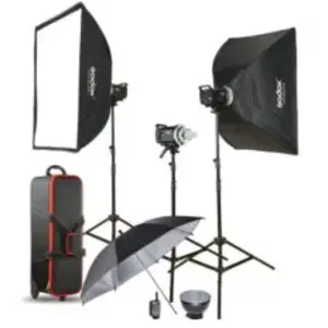 Godox MS300-D kit flash 3 torches 300 Ws pas cher