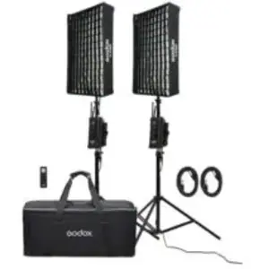 Comparateur de prix : GODOX GODOX FL100-K2 - 2 panneau led flexible FL100 avec support et sac