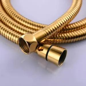 OEM Tuyau De Douche Flexible En Acier Inoxydable Anti-torsion Doré De ... pas cher