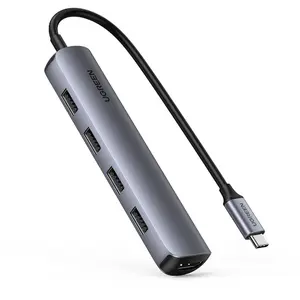 Comparateur de prix : UGREEN Hub USB C HDMI 4K Multi Data Ports 5 en 1 Dock Station Compatible avec iPhone 16 15 Série MacBook Pro Mac Mini M4 2024 iPad Air Surface Galaxy S24 Tab S9 Ultra