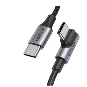 Ugreen Us334 USB-C 2.0 (Incliné) / USB-C 2.0 (Droit) Câble 100W Pd 1 M - Noir pas cher