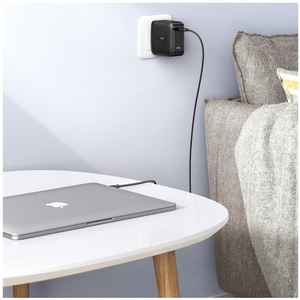 Comparateur de prix : UGREEN Chargeur mural rapide USB-A+3xUSB-C 65W GaN Tech EU Black