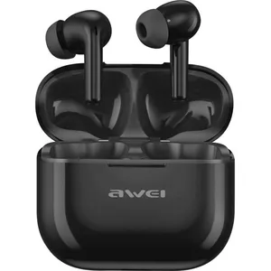 Comparateur de prix : Non communiqué Awei S uchawki Bluetooth 5.3 T1 Pro + Stacja Dokuj ca Czarny/Black