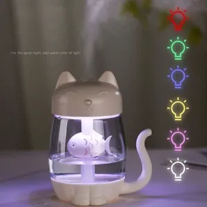 3 en 1 Humidificateur d air led, Humidificateur d'air intérieur, Humidificateur d air bebe silencieux pour maison, voiture - BlancVendu parcdiscount