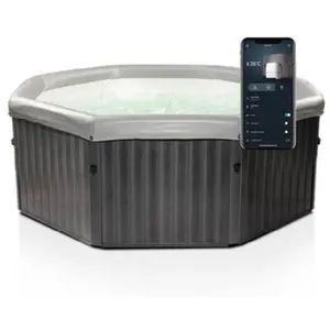 eRobot Piscine - Spa Rigide Tuscany Premium Frame 6 Places MSpa + WiFi 2023 Connecté pas cher
