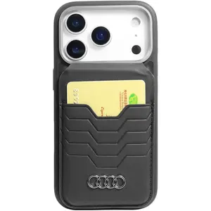 Comparateur de prix : Audi Coque De Téléphone Leather Wallet Card Slot Stand Magsafe Au-msch...