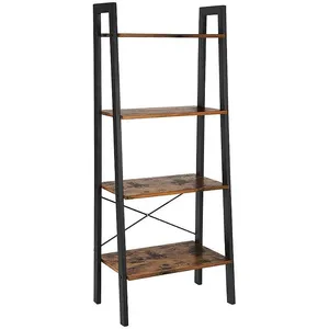 Comparateur de prix : VASAGLE bibliothèque cyrus - 56 x 34 x 137,5 cm - marron rustique/noir