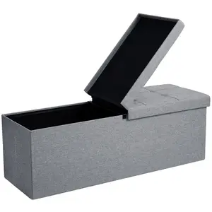 SONGMICS Banc de rangement 120L grisVendu parsongmics