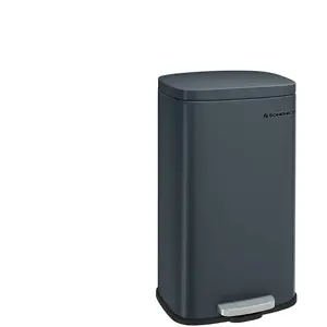 Comparateur de prix : SONGMICS Poubelle de cuisine 30L avec pédale, Gris verdâtre
