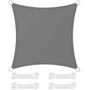 Comparateur de prix : SONGMICS Voile d'Ombrage 3 x 3 m, Gris Anthracite