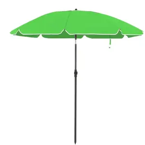 SONGMICS Parasol de jardin protection solaire, Vert / Ø 1,6 m pas cher