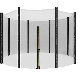 Comparateur de prix : SONGMICS Filet de remplacement pour trampoline, Noir / Ø 366 cm