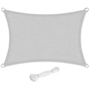 SONGMICS Voile d'ombrage résistant, Gris Clair pas cher