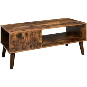 VASAGLE Table basse ouverte industriel pas cher