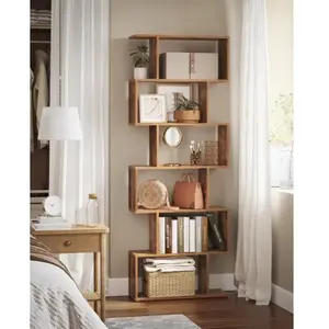 Comparateur de prix : Vasagle Étagère de rangement à 6 niveaux, Marron Rustique