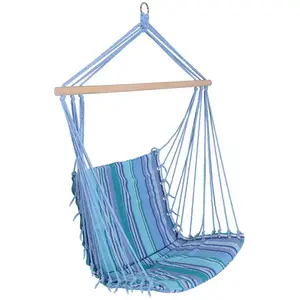 Chaise hamac rembourrée, BleuVendu parsongmics