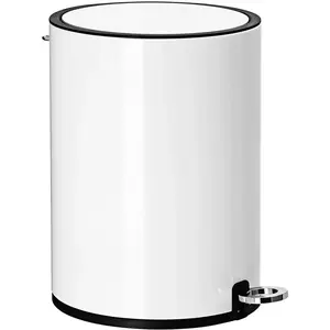 Comparateur de prix : SONGMICS Poubelle 3L seau intérieur amovible, Blanc