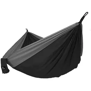 SONGMICS Hamac de camping portable, Noir + GrisVendu parsongmics