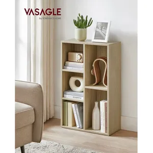 Comparateur de prix : VASAGLE - Meuble de rangement à 5 casiers - Teinte chêne