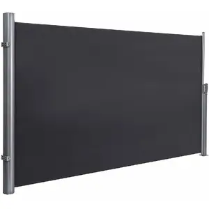 Comparateur de prix : SONGMICS Paravent extérieur rétractable 350 x 180 cm(L x H), toile en ...