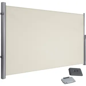 Comparateur de prix : Paravent extérieur rétractable - SONGMICS - GSA185E - Beige - 180 x 35...