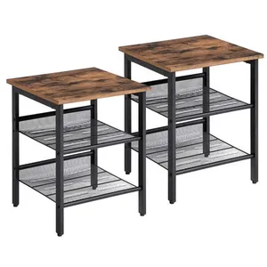 Vasagle 2 Tables d'appoint industriel pas cher