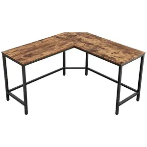 VASAGLE Bureau d'angle industriel pas cher
