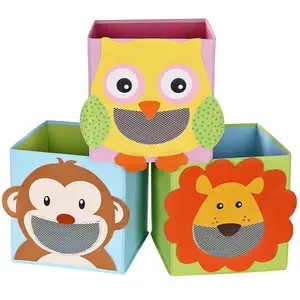 SONGMICS Boîte de rangement pliable, Multicolore