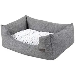 Feandrea Panier pour chien avec coussin rembourré, Gris Chiné pas cher
