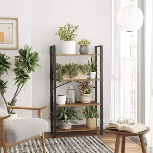 Comparateur de prix : VASAGLE Bibliothèque avec Structure en Acier, 66 x 30 x 120 cm, pour Salon, Bureau, entrée, LLS60BX