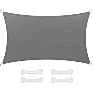 SONGMICS Voile d'ombrage, Gris Anthracite pas cher