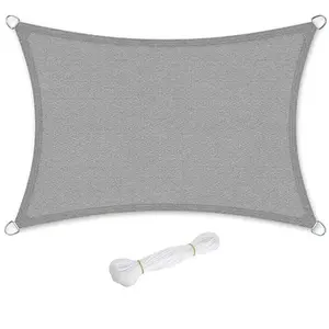 Songmics Voile d'ombrage extérieur, Gris fumé pas cher