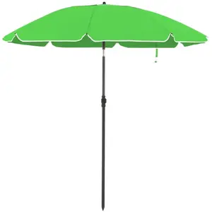 SONGMICS Parasol de jardin protection solaire, Vert / Ø 2 m pas cher