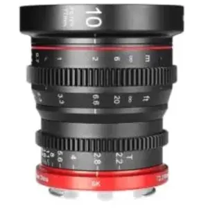 Meike 10mm T2.2 Mini Prime monture Canon RF objectif vidéo pas cher