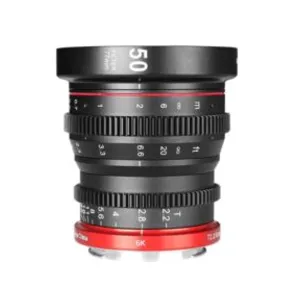 Meike 50mm T2.2 Mini Prime monture Canon RF objectif vidéo pas cher