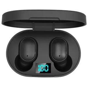 Ecouteurs E6S Earbud TWS True 5.0 Bass stéréo Bluetooth, Sans Fil - In... pas cher