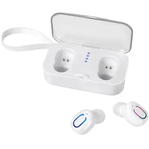 Comparateur de prix : Ecouteurs Microphone stéréo Twins 5.0 pour Samsung S10 Bluetooth, Sans Fil - In-Ear - blanc