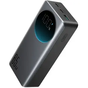 Comparateur de prix : JOYROOM Banque d'alimentation numérique 30000mAH 65W 3A USB USB-C noir