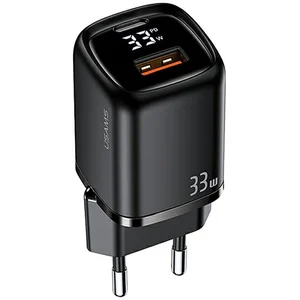 Usams ad. Siec. 1Xusb-C+1Xusb T46 33W (Tête seule) Pd3.0 +Qc3.0 Charge... pas cher