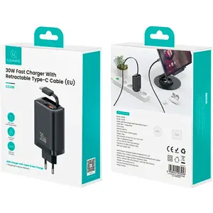Usams Chargeur Mural Usb-a Et Usb-c Cc296 pas cher