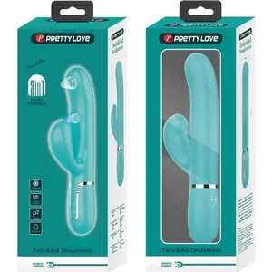 Comparateur de prix : Pretty Love Perlita Vibrateur Point G 3 En 1 Multif Vert Eau 1ut