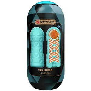 Masturbateur Victoria Caspar Vert Aqua Plaisir Intense et Réutilisab... pas cher