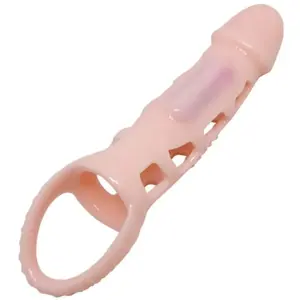 Housse d'Extension de Pénis Harrison avec Vibration et Sangle 13,5 cmVendu parplaisir-up