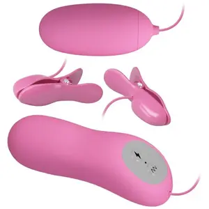 Pince Épiler Vibrante avec Électrochoc Rose pour Stimulation Extérieur...