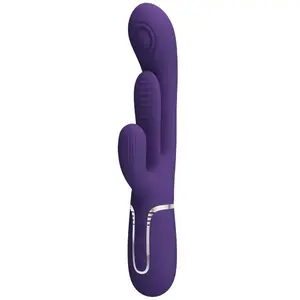 Comparateur de prix : Vibromasseur Shania Triple Rabbit Multifonction pour Femmes - Violet