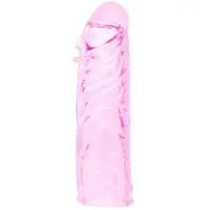 Housse de Pénis Stimulante 13 cm - Baile, Sensations Intenses - RoseVendu parplaisir-up