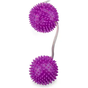 Baile - Balles Texturées Violet Profondément Plaisir 3,60 cm - Violet pas cher